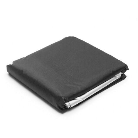 Housse de Protection pour Spa 240x240x85cm, Bain à Remous,Piscine,Baignoire,Couverture de Spa en Tissu Oxford pour Jardin Extérieur, Anti-poussière,Imperméable à l'eau,Anti-UV
