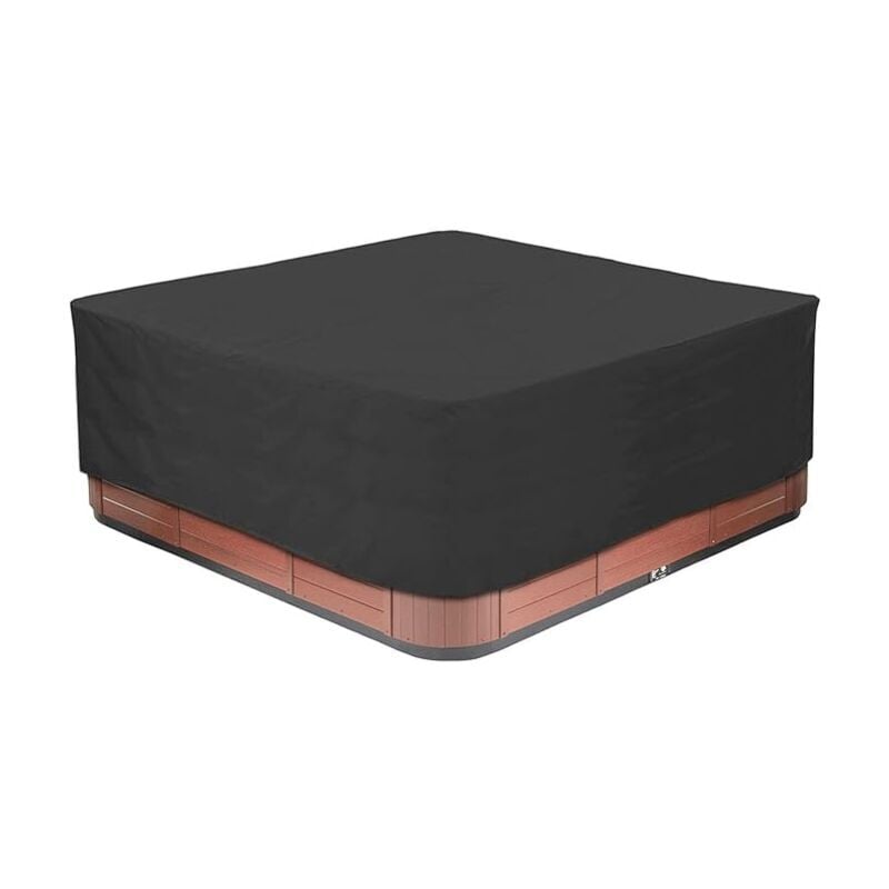 Tonchean - Housse de protection pour spa, jacuzzi, piscine, baignoire, housse de spa en tissu Oxford pour jardin extérieur, anti-poussière,