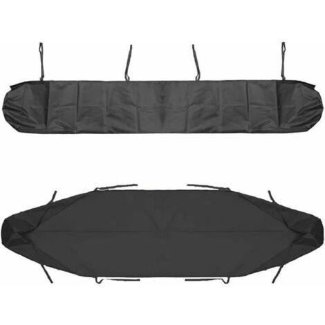 Housse de Protection pour Store Banne 3m - Gris, Anti-Poussière et Imperméable (Hiver Noir)