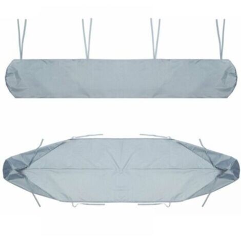 Housse de protection pour store banne 4 m – Gris, anti-poussière et imperméable, idéale pour auvent de terrasse et rangement extérieur