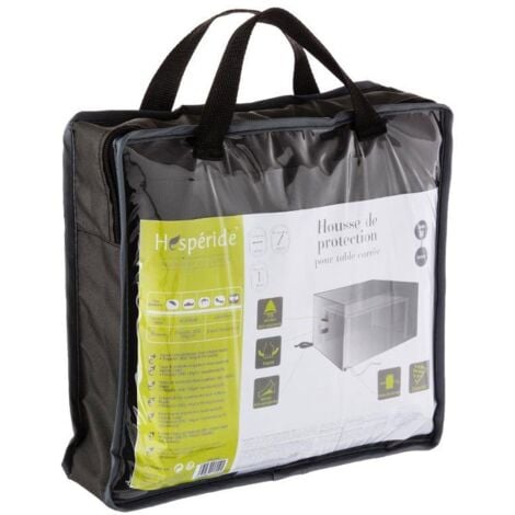 Housse de protection pour table carrée 165 x 165 x 80 cm