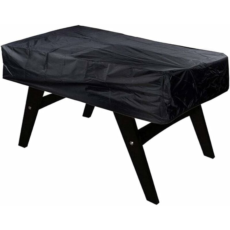 Ersandy - Housse de Protection pour Table de babyfoot Oxford très résistante, imperméable, Anti-UV, Anti-poussière, Noir 16311548CM