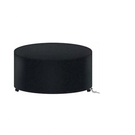 Housse de protection pour table de jardin ronde 180 x 90 cm, imperméable, en Oxford 210D, pour meubles de jardin
