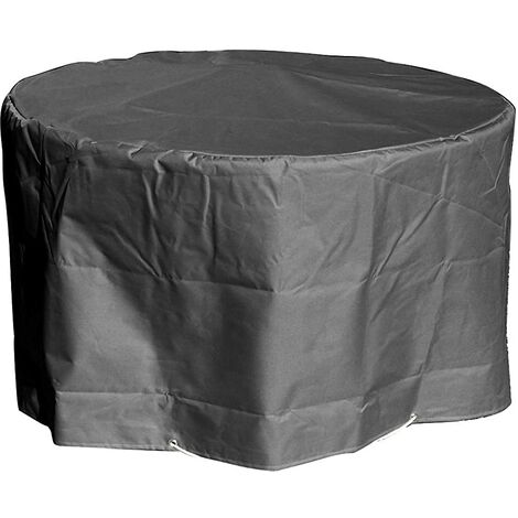 Housse de protection pour Table de Jardin ronde Haute qualité polyester D 120 x h 70 cm Couleur Anthracite - Anthracite