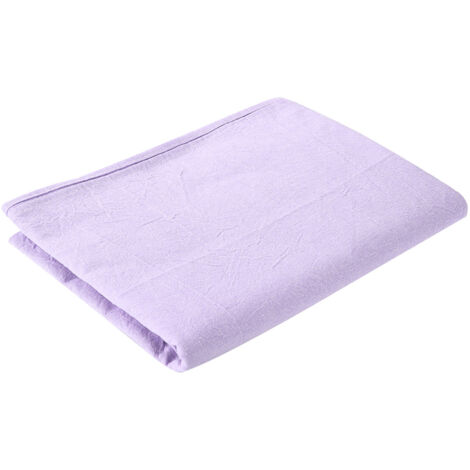 Housse de Protection pour Table de Massage en Coton Doux avec Ouverture Visage Lavande