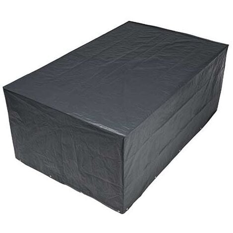 NATURE Housse de protection pour table rectangulaire et chaises de jardin, Dimensions H90 x 225 x 143 cm