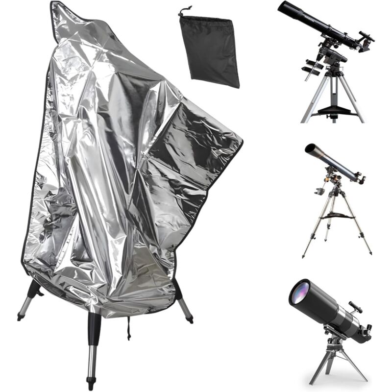 Housse de Protection pour Télescope, 150x85cm 420D, avec sac de rangement, Housse de Protection étanche pour Télescope, Cache-Poussière de Télescope,