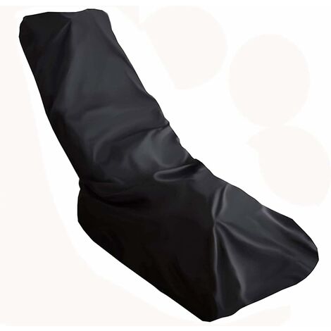 Housse de protection pour tondeuse à Gazon Etanche, Grande Taille pour Extérieur Jardin Pelouse avec Sac de Stockage 193 x 63 x 144 x 111cm 210D noir,Versailles