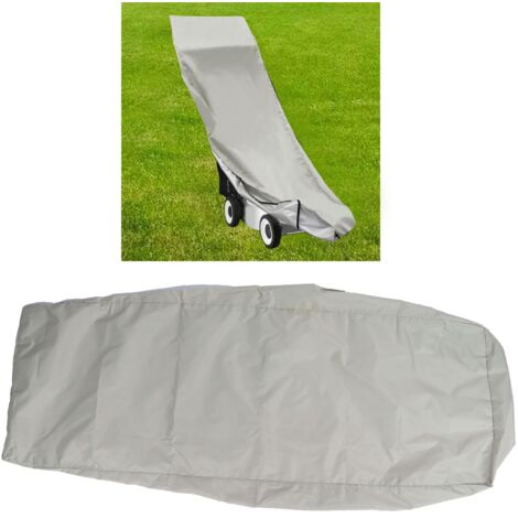 Housse de Protection pour Tondeuse à Gazon - Imperméable, Anti-Poussière avec Sac de Rangement Khaki - 210D Argenté - 144.5x111.5x63.5cm