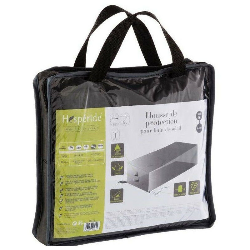 Housse pour transats simples petit modèle Hespéride - Gris