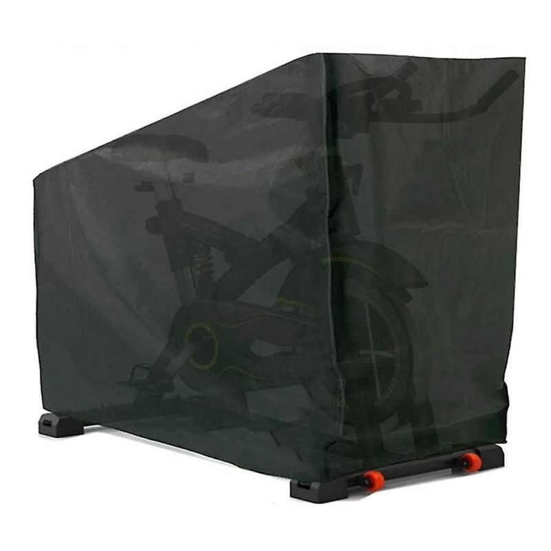 Housse de protection pour vélo d'exercice stationnaire, protection pour cyclisme en salle vertical, anti-poussière/imperméable à l'eau et au soleil