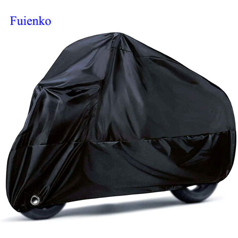 Housse de Protection pour Vélo Moto de noir 230x95x125cm(XL) FUIENKO