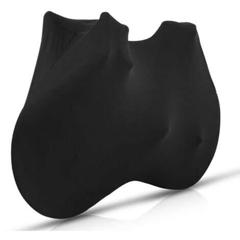 Housse de protection pour vélo VTT Route Vélo Anti-poussière Housse de cadre de roue Sac de rangement anti-rayures pour vélo (Noir)