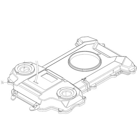 Housse de protection principale ORIGINAL WORX robot tondeuse WG798E