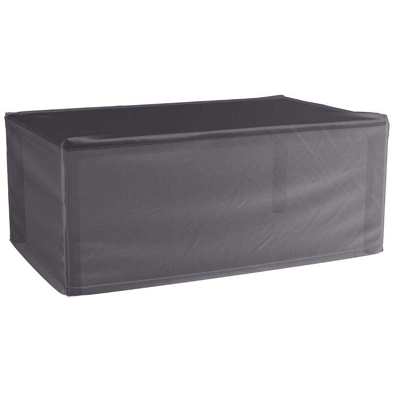 Housse de protection respirante pour table de jardin Pour table 240x110xH70 cm - Noir mat