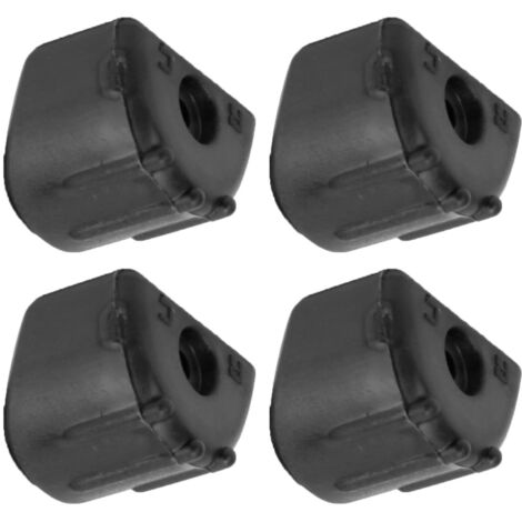Housse de protection robuste pour amortisseurs RC 1/8, 4 pièces noires