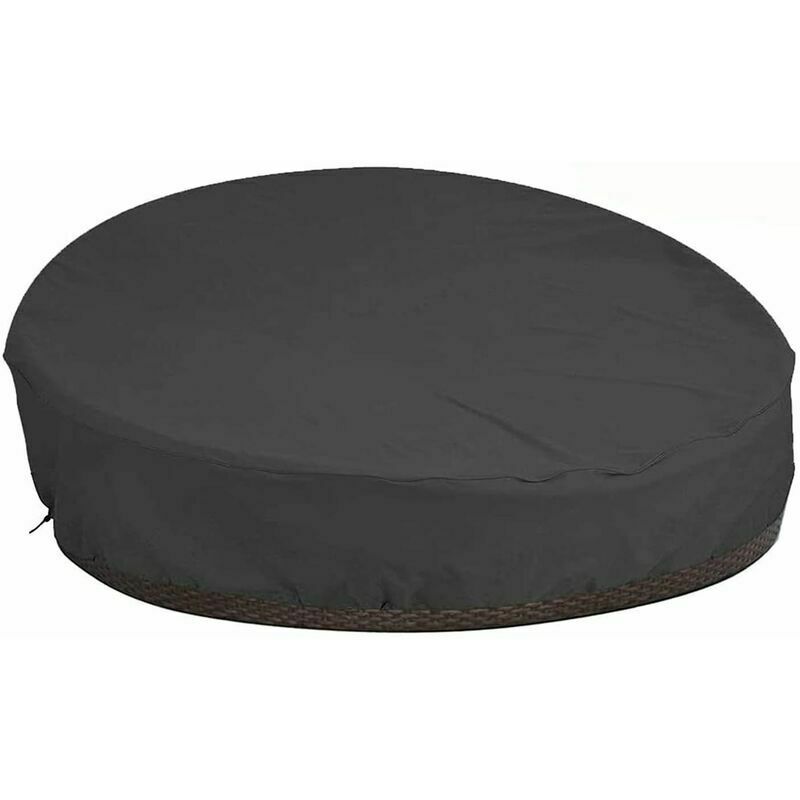 BSR - tonchean Alèse et protège matelas,Housse de protection ronde pour canapé - lit avec bretelles et poignées, housse de protection solaire