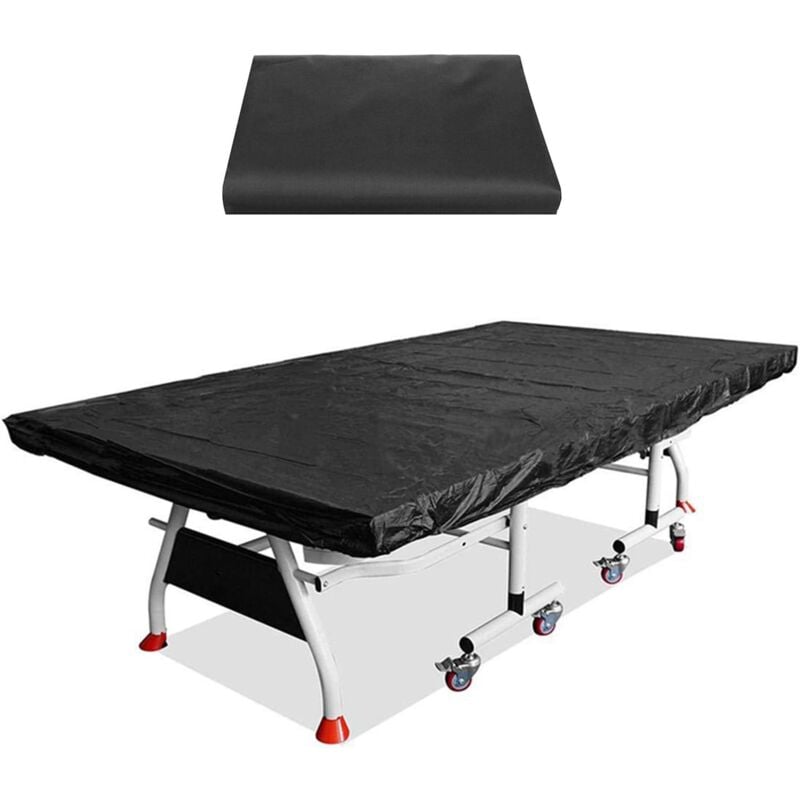Tonchean - Housse de protection solaire imperméable et anti-poussière pour table de ping-pong d'extérieur 280x150x5cm