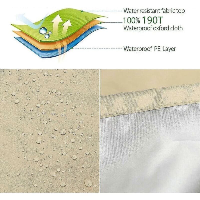 Housse de protection solaire pour enrouleur de piscine, imperméable, pour piscine