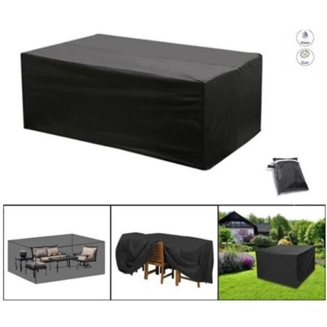 Housse de protection table de jardin étanche - Meuble Bâche polyester - 18012074cm
