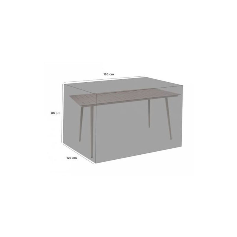 Housse Protection Table Rectangulaire 225 x 125 x h 80 Cm