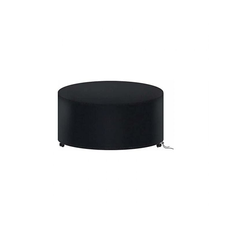 Housse de Protection Table Ronde de Jardin 180 x 90CM, Housse Salon de Jardin Imperméable, 210D Oxford Bache Protection Table Exterieur Ronde