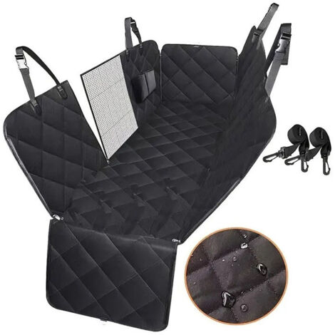 Housse de Protection Voiture Chien, Siège Auto Imperméable avec Fenêtre en Maille et Protections Latérales,Protection Siege Voiture Chien,Facile à Nettoyer Sécurité et Confort pour Votre Animal