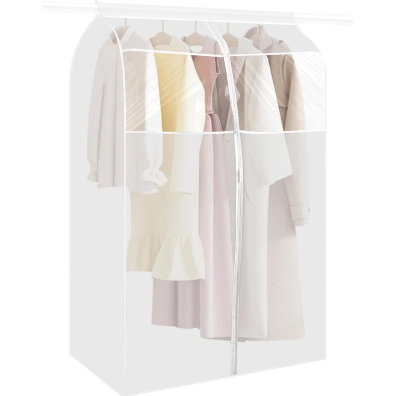 Housse de Rangement Penderie housse de Tringle à Vêtements en PEVA 30x60x90cm Housse Protection Housse Rangement Anti-Poussière Housse de Vêtement