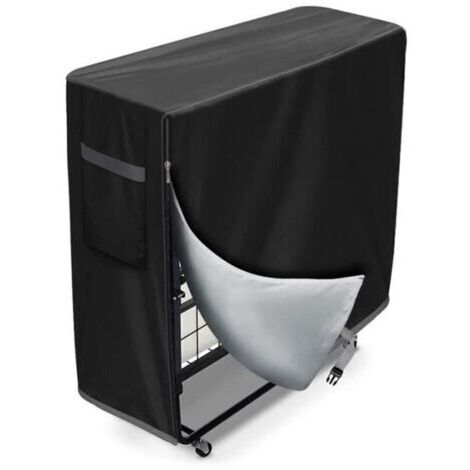 Housse de rangement pliable anti-poussière, convient pour lit pliant ou sac de protection de lit pliable,99x38x113cm.
