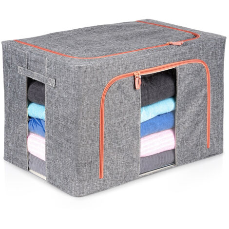 Housse de rangement pour linge de lit, vêtements, couvertures, sac de rangement 100 L