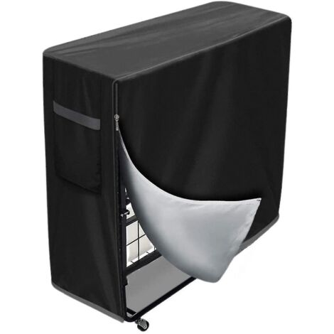 Housse de rangement pour lit pliant, housse de protection pour lit d'appoint, sac de rangement imperméable en tissu Oxford, housse multifonctionnelle ajustable, sac à outils - 80 x 30 x 94 cm