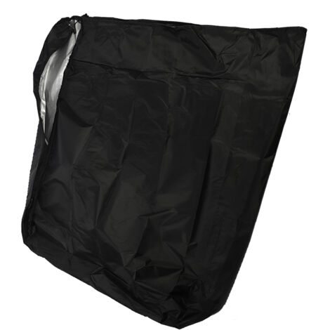 Housse de rangement pour lit pliant [Oxford 210D résistant à l'eau] - Grande capacité avec fermeture zippée et sac inclus (Noir, Dimensions 80x30x94 cm)
