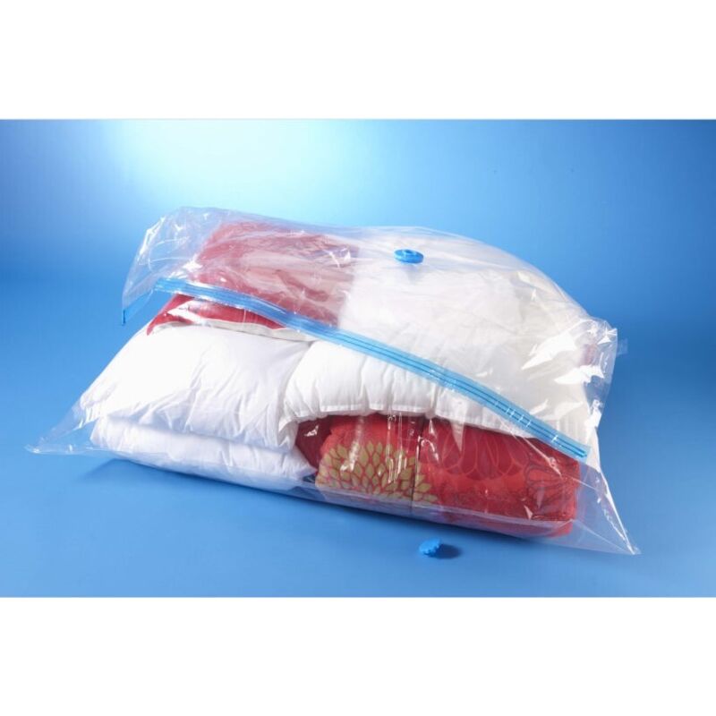 Housse de rangement sous vide cube avec soufflet 235 litres