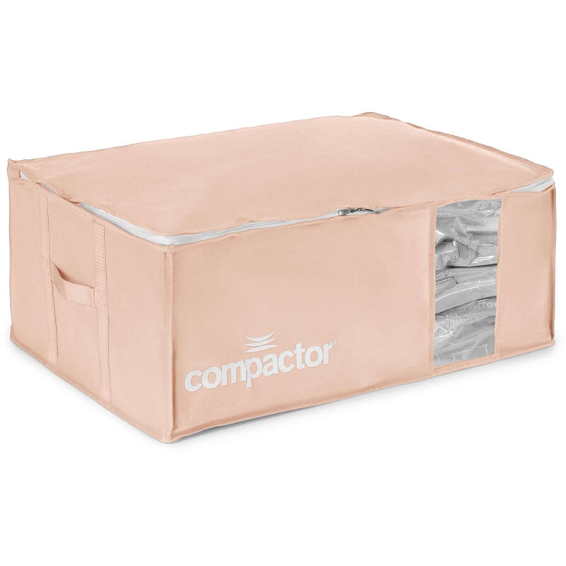 Housse de rangement sous vide XXL - COMPACTOR - 65 x 45 x H.27 cm - Rose
