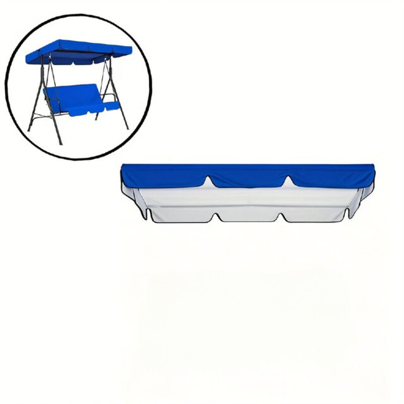 Housse de rechange bleue pour balancelle de jardin
