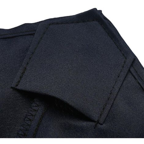Housse de rechange noire imperméable et anti-UV pour parasol 3 m à 8 baleines