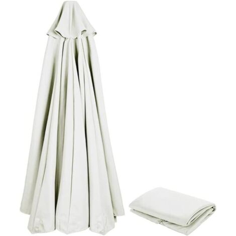 Housse de Rechange pour Parapluie - UV 30+ - 3m et 8 Bras - Housse en Tissu de Rechange pour Parasol de Jardin