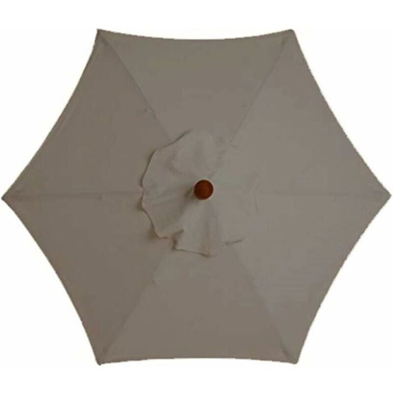 Housse De Rechange pour Parasol - 6 Baleines - 3 M - Impermable - Anti-Ultraviolet - Tissu De Rechange 3M 98FtKhaki PZCC