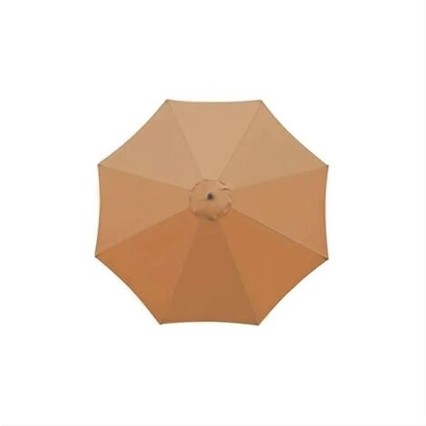 Housse de Rechange pour Parasol, 8 Baleines, 3 m, imperméable, Anti-UV, Tissu de Rechange - Kaki