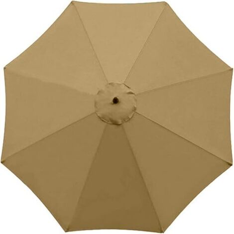 Housse de rechange pour parasol, 8 baleines, 3 m,Kaki