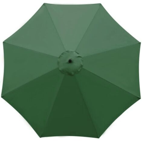 Housse de rechange pour parasol, 8 baleines, 3 m,vert