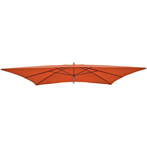 Housse de rechange pour parasol en bois Florida 2x3m - housse de parasol de jardin - terracotta