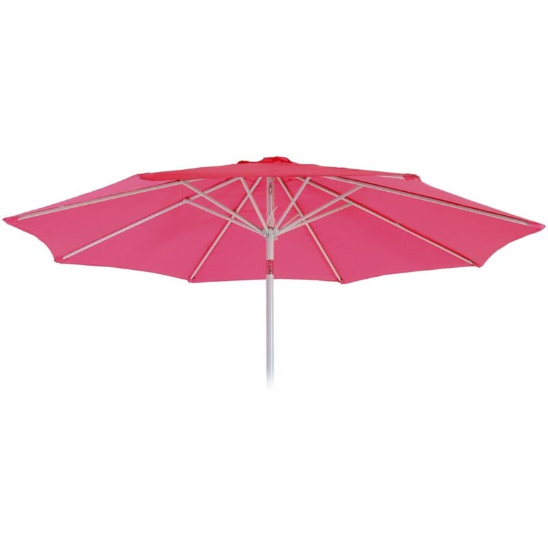 HHG - Toile de rechange pour parasol N18, Toile de rechange pour parasol, ø 2,7m tissu/textile 5kg, pink