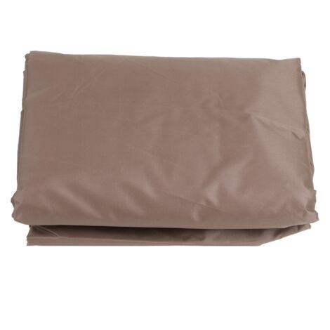 Housse de remplacement pour balancelle, housse imperméable et anti-poussière pour balancelle de jardin, café, 3 places, 190 x 132 x 15 cm