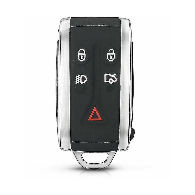 KZQ - Housse de Remplacement pour Coque de Clé Intelligente à 5 Boutons pour Voiture Jaguar x Xf Xk.