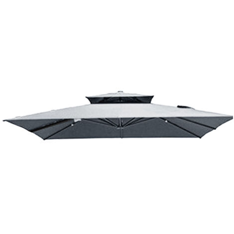 Housse De Remplacement Pour Parasol Extérieur, Polyester, Parasol Anti-Soleil Et Imperméable, Revêtement De Sommet De Parasol Pour Jardin Et Patio