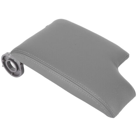 Housse de repose-pieds centre console pour E46 1999-2004, cuir synthétique et ABS, gris