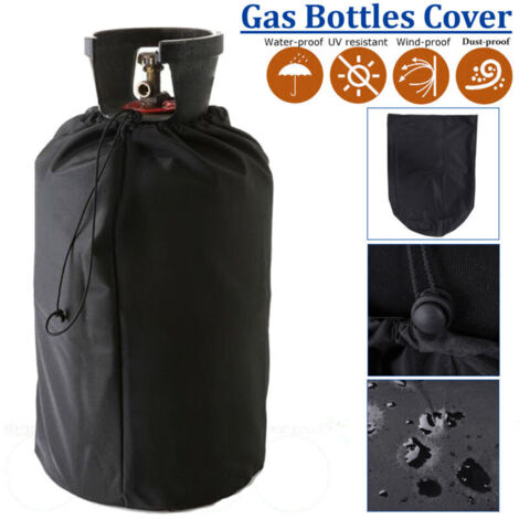 Housse De Réservoir De Propane 31x59cm, Housse De Protection Pour Bouteille De Gaz De 20 Lb, Couvercle De Réservoir De Gaz Anti-UV Imperméable Résistant Au Vent Pour Jardin Extér