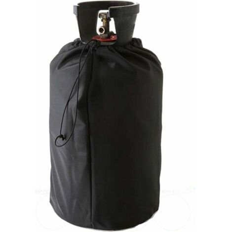 Housse De Réservoir De Propane, Housse De Protection Pour Bouteille De Gaz De 210D Avec Cordons Réglables, Couvercle De Réservoir De Gaz Oxford Anti-UV Imperméable Résistant Au Vent Pour Jardin Extér(