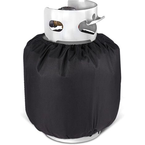 Housse De Réservoir De Propane,Housse De Protection pour Bouteille De Gaz De 20 LB,Housse de Protection pour Bouteille de gaz,Réservoir De Gaz 600D Oxford Anti-UV Imperméable(42x35cm)